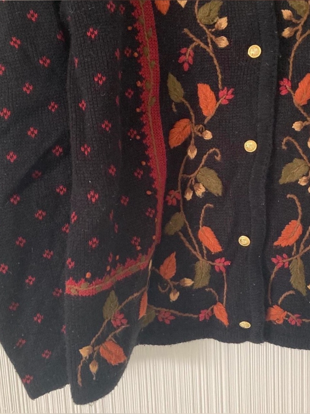 Vintage Crystal-Kobe Autumn Cardigan - Picture 4 of 4